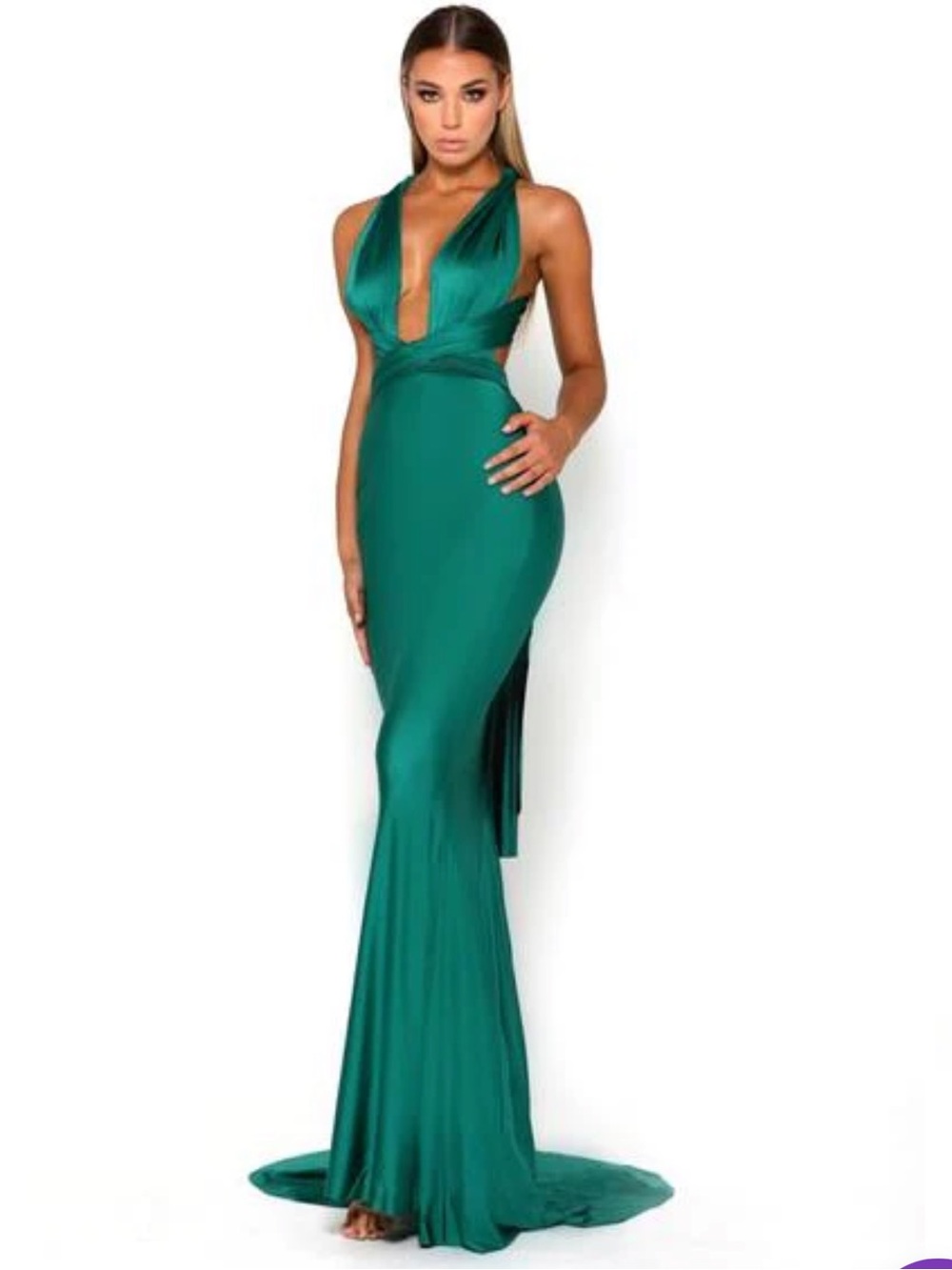 Portia and Scarlett Emerald Liliana Gown - Multiway - Very Flattering + Sexy